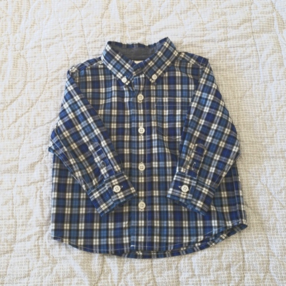 Gymboree Bule Button Down